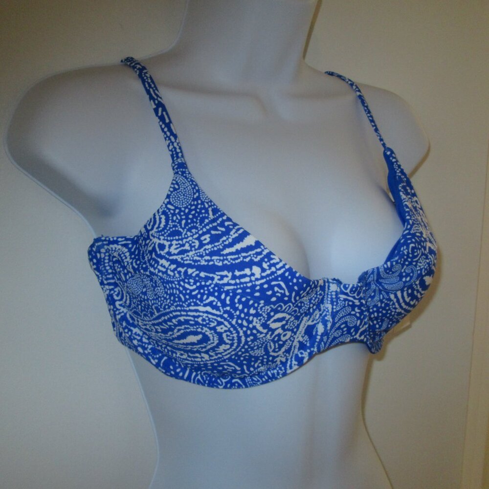 Raisins Juniors' Vibras Paisley Scoop-Neck Bra Bikini Top NWT Sz XL - Picture 4 of 9